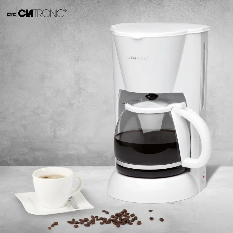 Кавоварка капельна Clatronic KA 3473 White : сучасна капельна кавоварка для справжніх гурманів